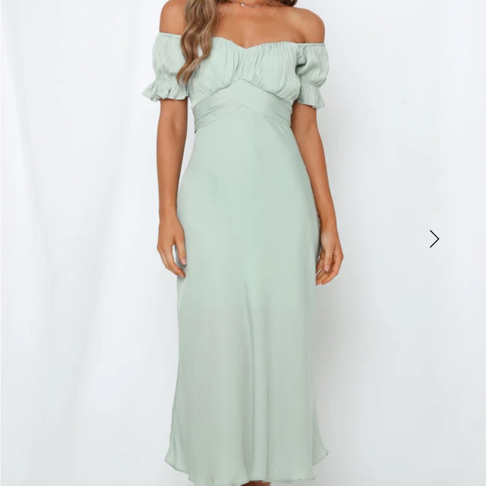 Sky Child Maxi Dress Pistachio